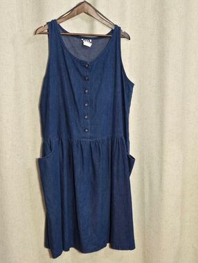 Vintage Demin Sleeveless Dress